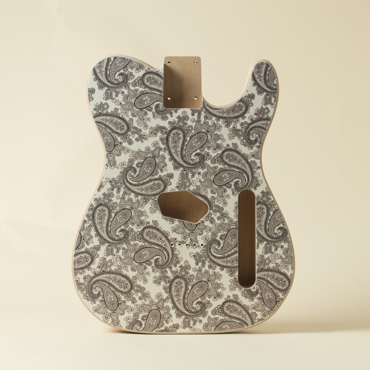 Custom Order Black Paisley Esquire Body GE0813