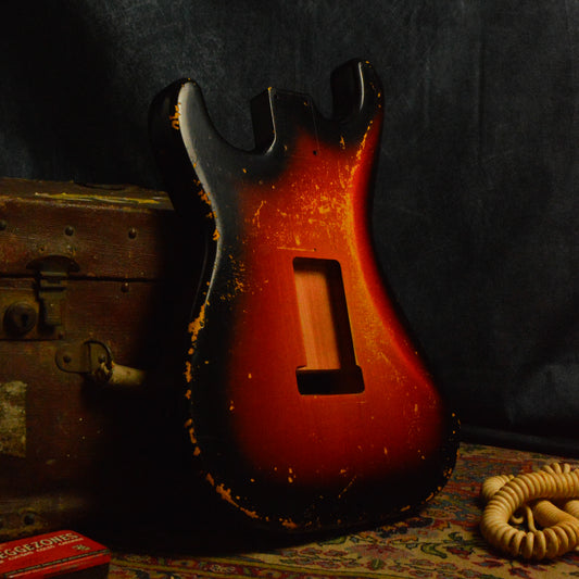 3 Tone Sunburst UV Faded SC Body GE0445