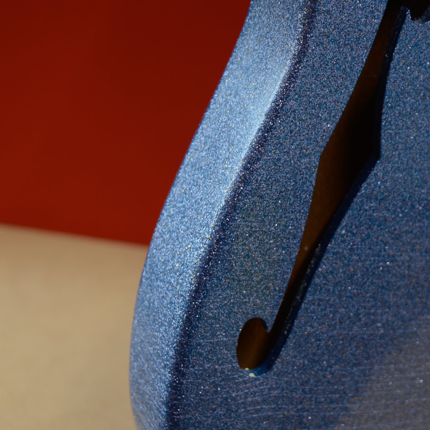 Polar Ice Blue Metal Flake Thinline Body GE0487