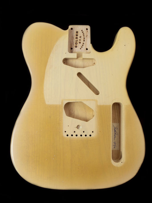 1 Piece Swamp Ash Blonde Burst TC Body GE0090