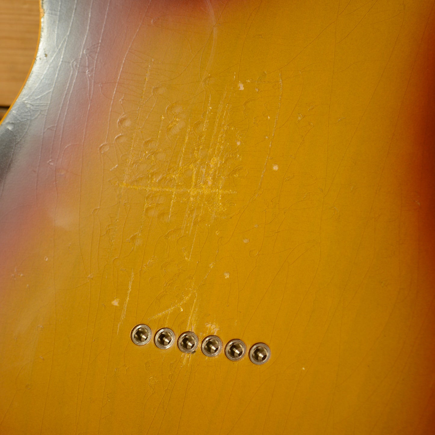 3 Tone Sunburst Double Bound Body and Pickguard GE0681