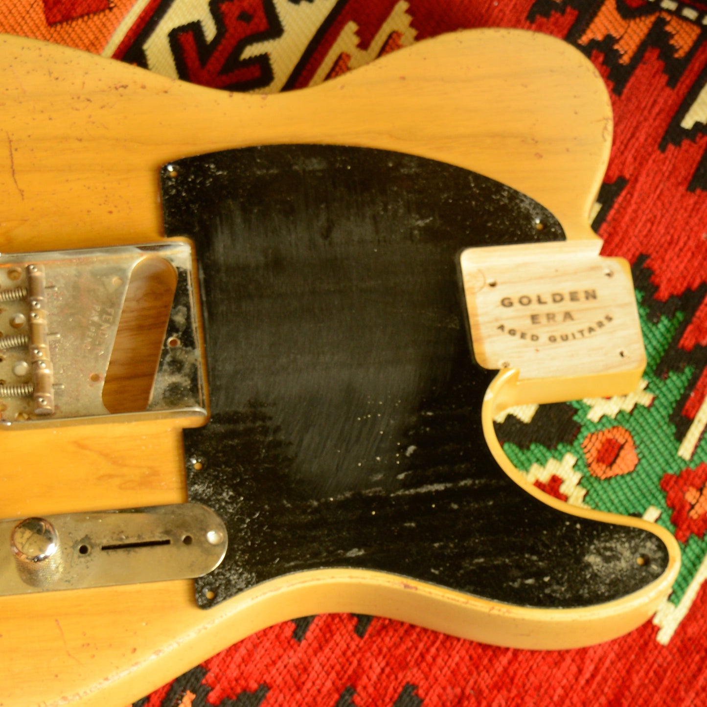 Aged Bakelite Esquire Pickguard GE0455