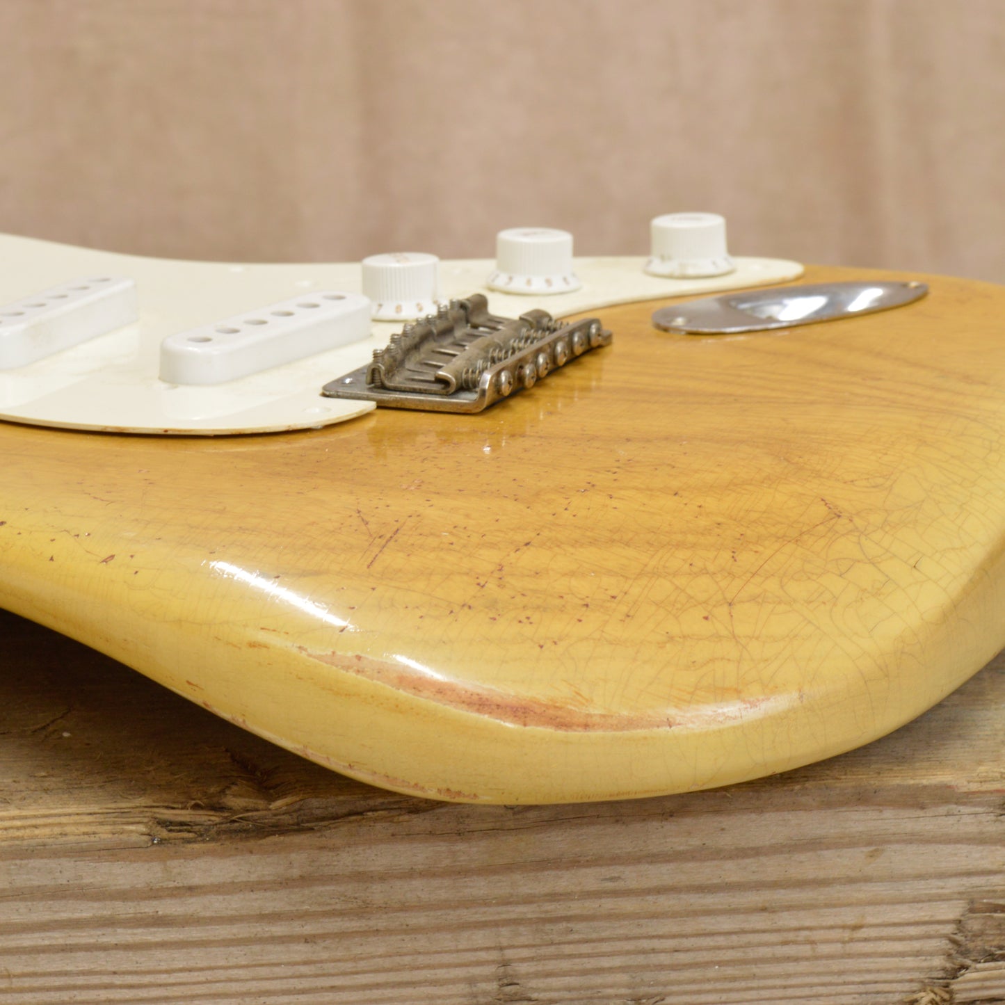 Swamp Ash Blonde Burst SC Body & Allparts Neck GE0369