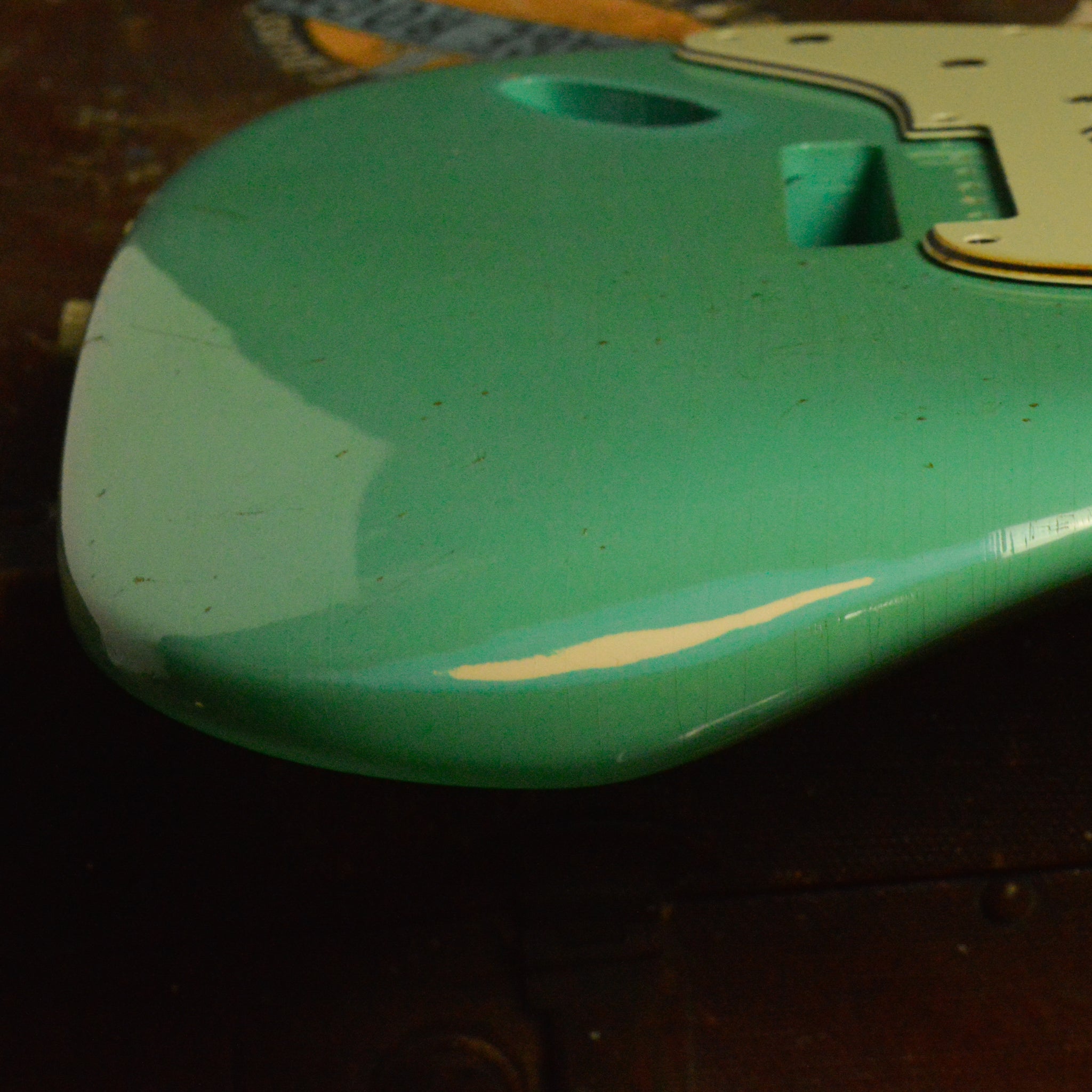 Left Handed Foam Green SC Body SC0446