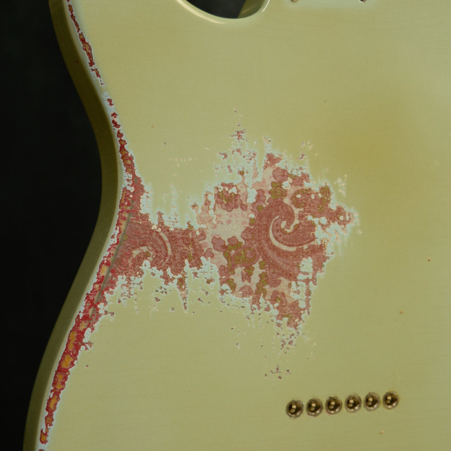 Sonic Blue over Pink Paisley TC Body GE0742