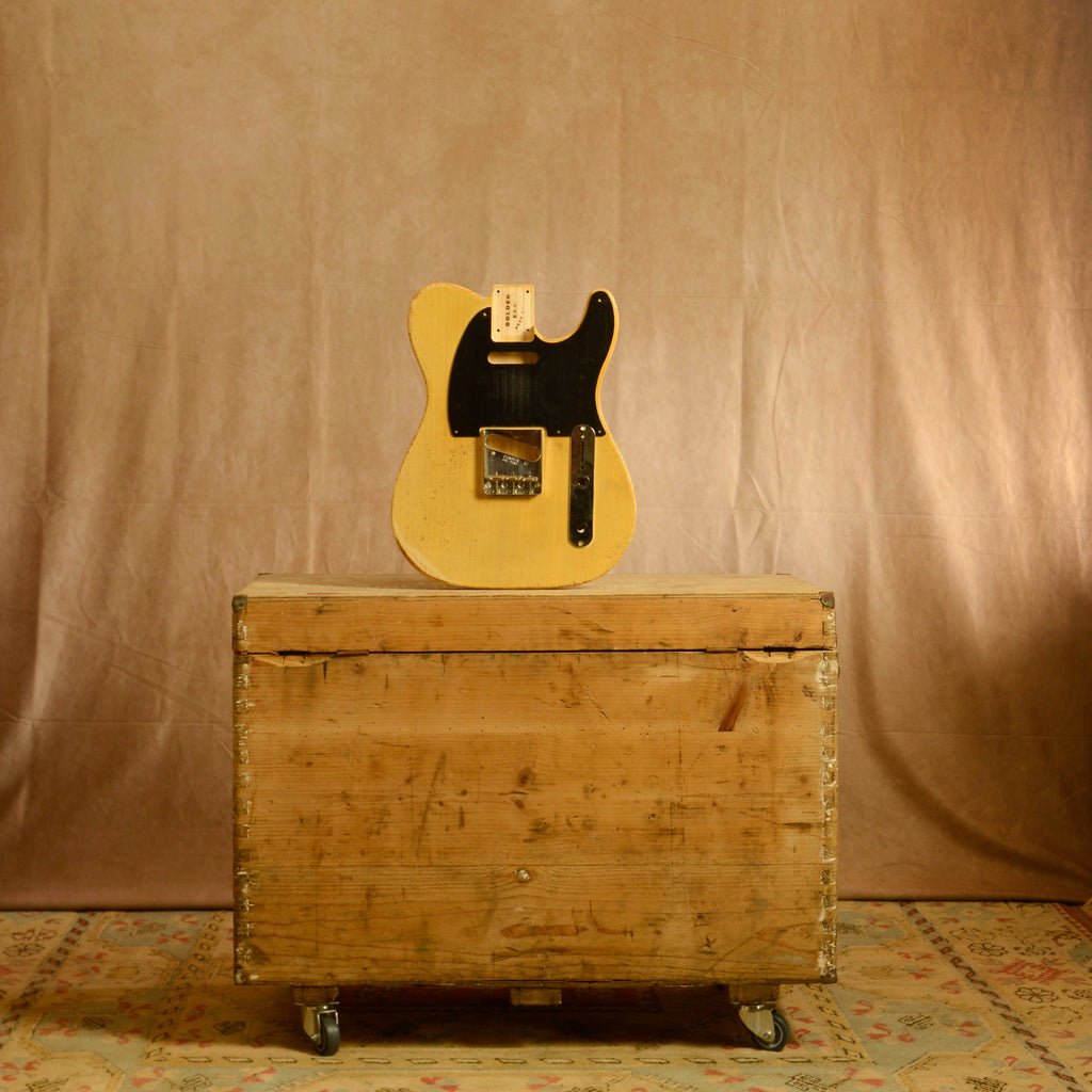 1 Piece Swamp Ash TC Body, Pickguard & Hardware