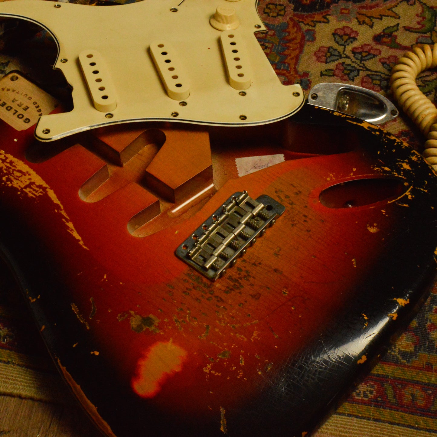 3 Tone Sunburst UV Faded SC Body GE0445