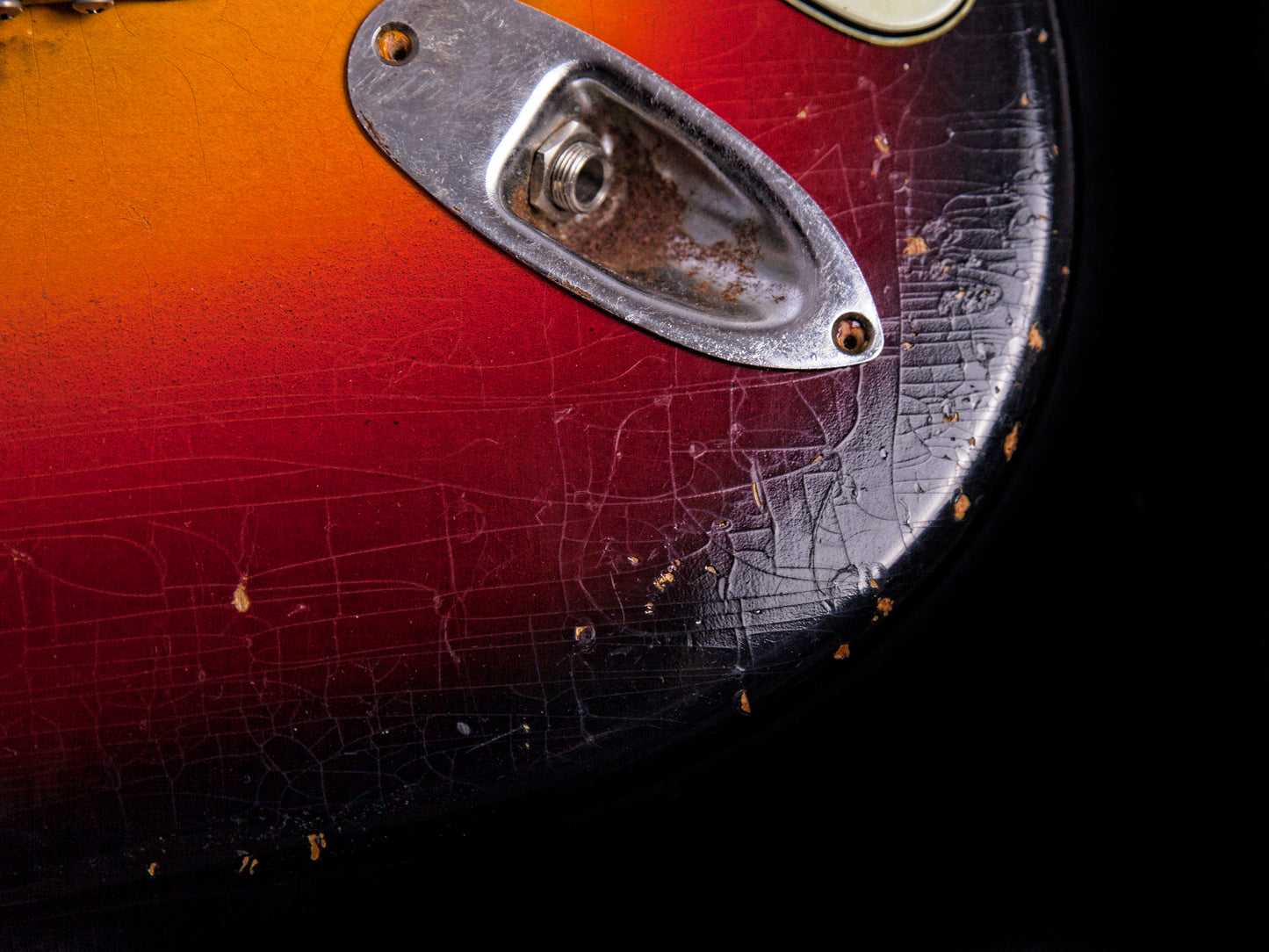 3 tone Sunburst S Body GE0215 and Scratchplate