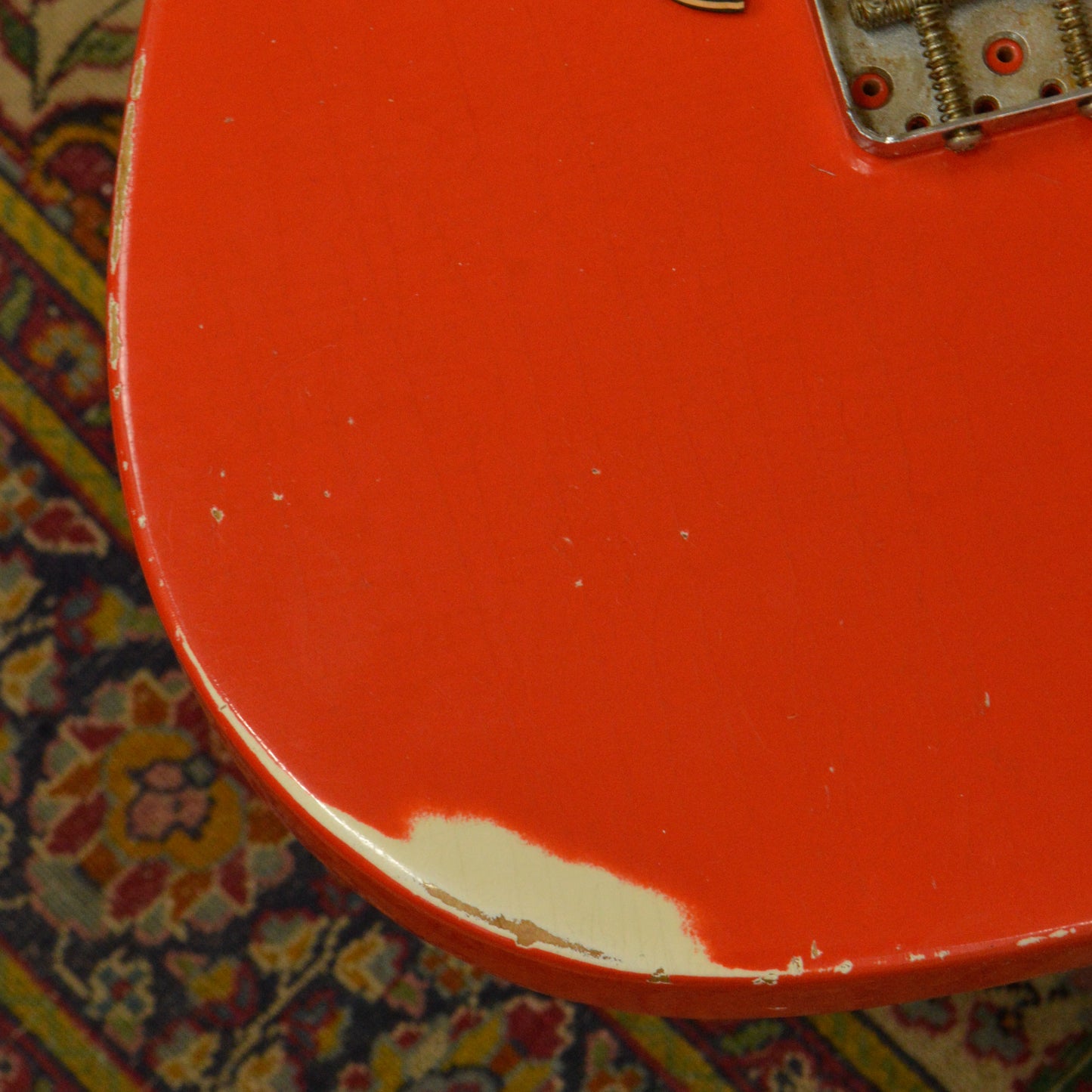 Fiesta Red TC Custom 72 Body and Pickguard GE0410