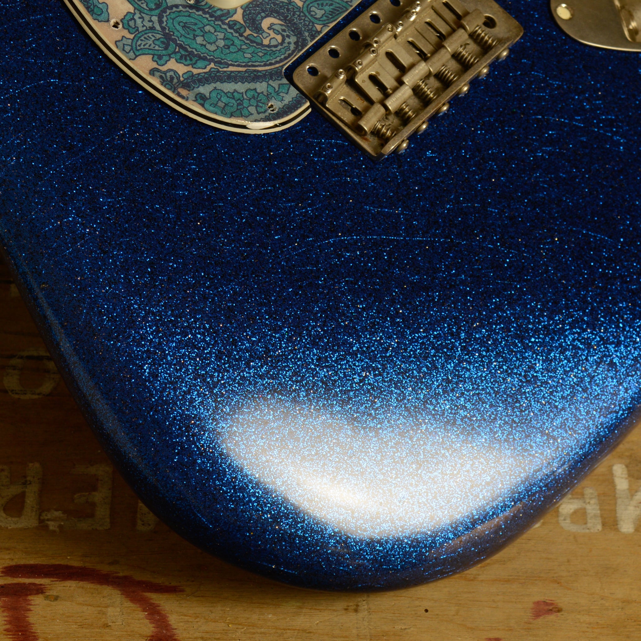 Candy Blue Flake SC Body & Paisley Scratchplate GE0638