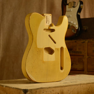 1 Piece Swamp Ash TC Body, Pickguard & Hardware