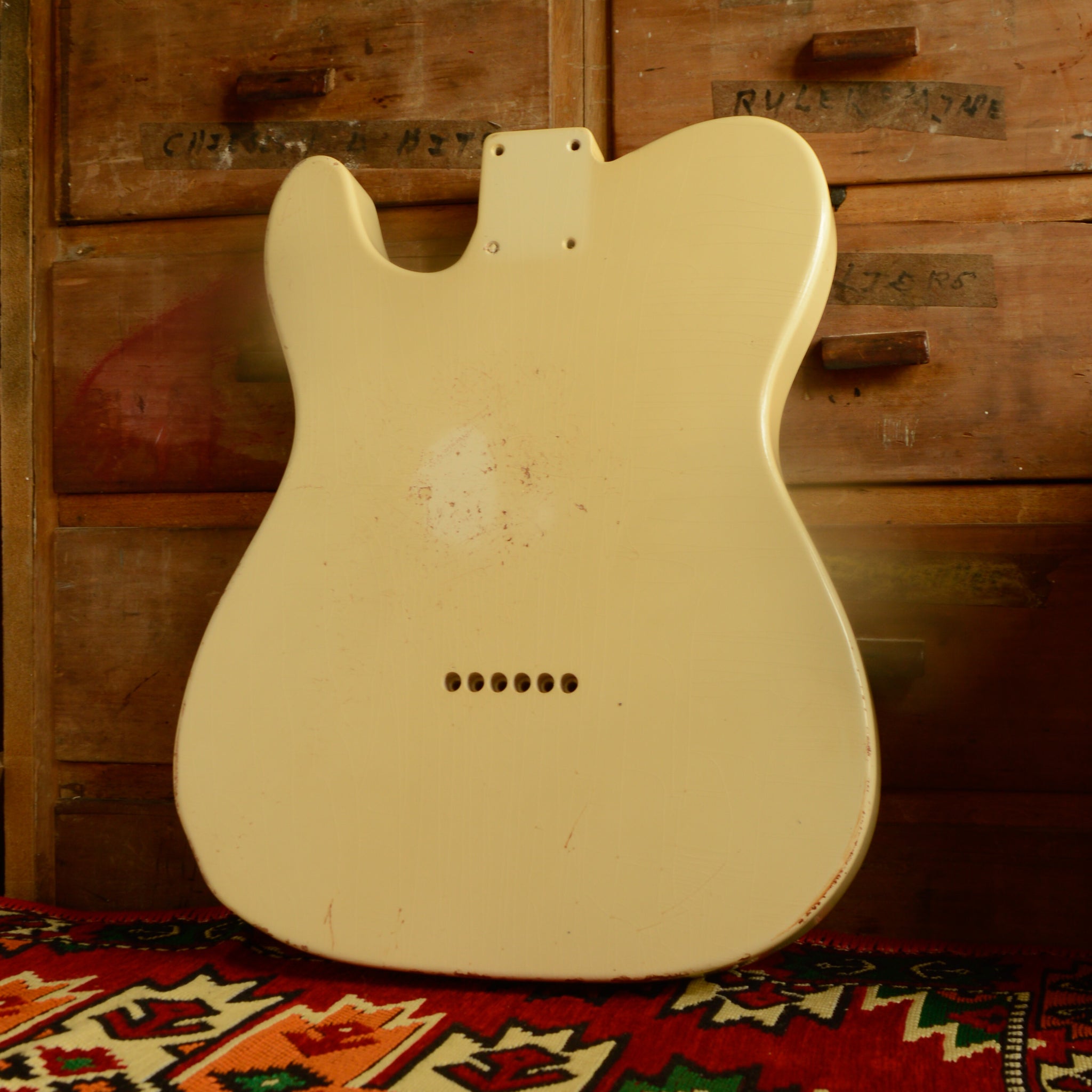 Olympic White Thinline Body and Pickguard GE0458