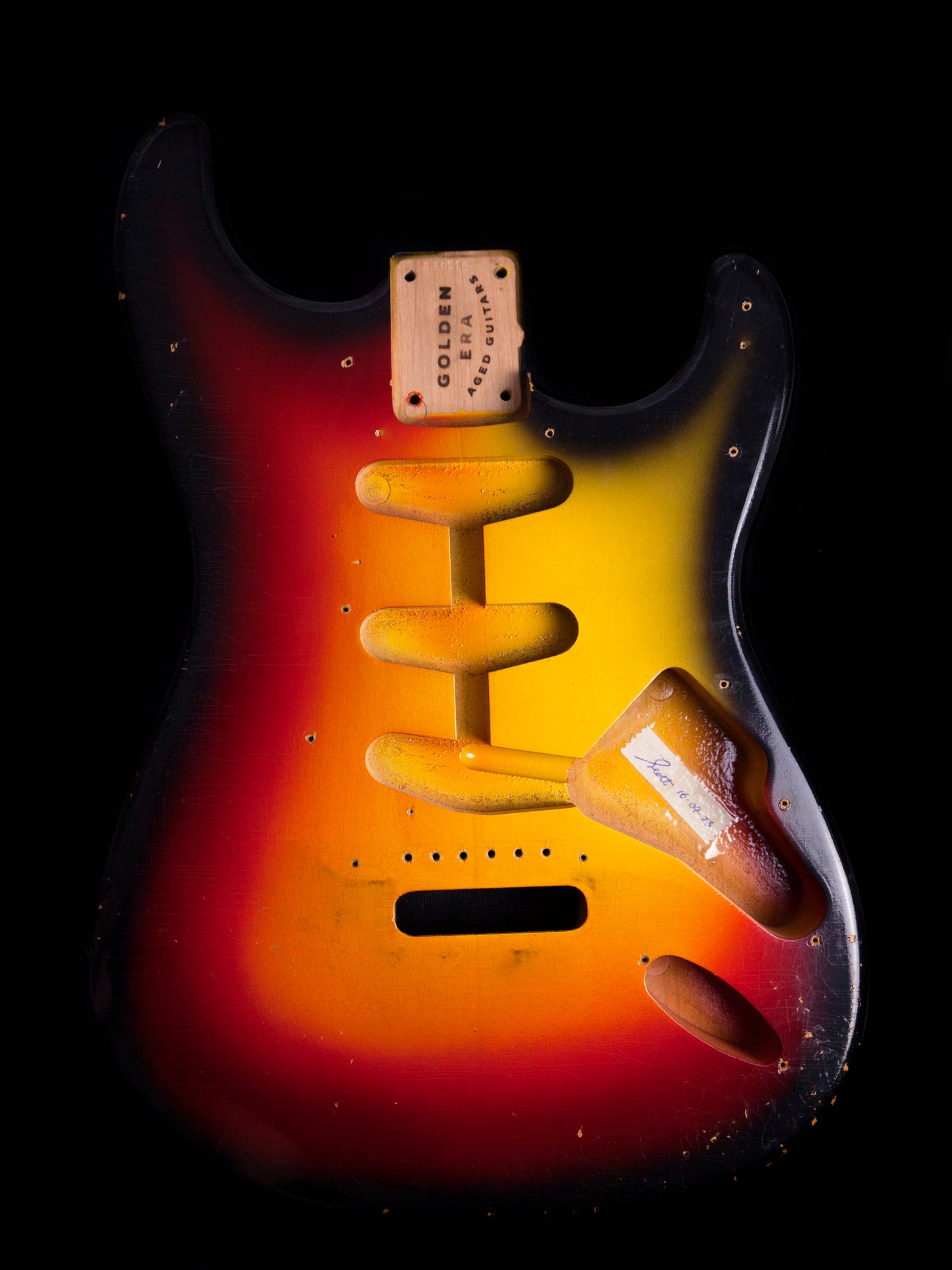3 tone Sunburst S Body GE0215 and Scratchplate