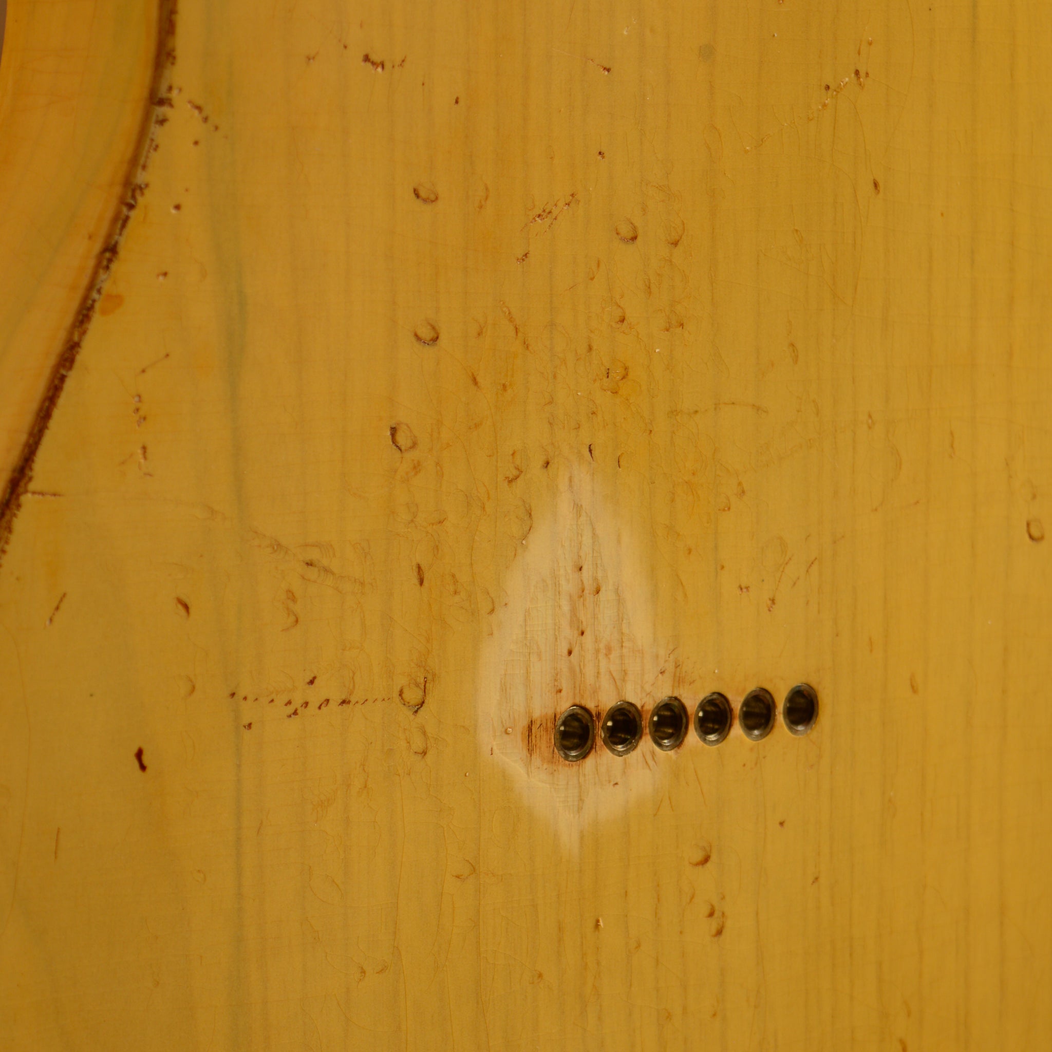 1 Piece Swamp Ash TC Body, Pickguard & Hardware