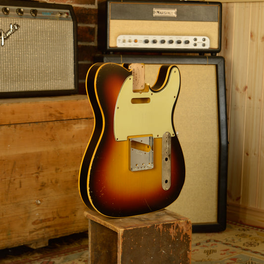 3 Tone Sunburst Double Bound Body and Pickguard GE0681