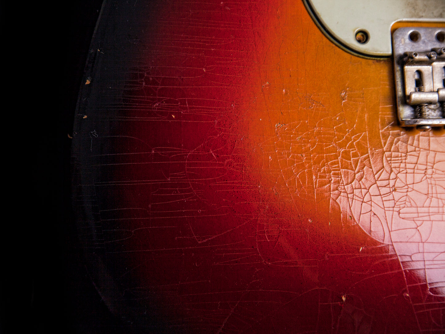 3 tone Sunburst S Body GE0215 and Scratchplate