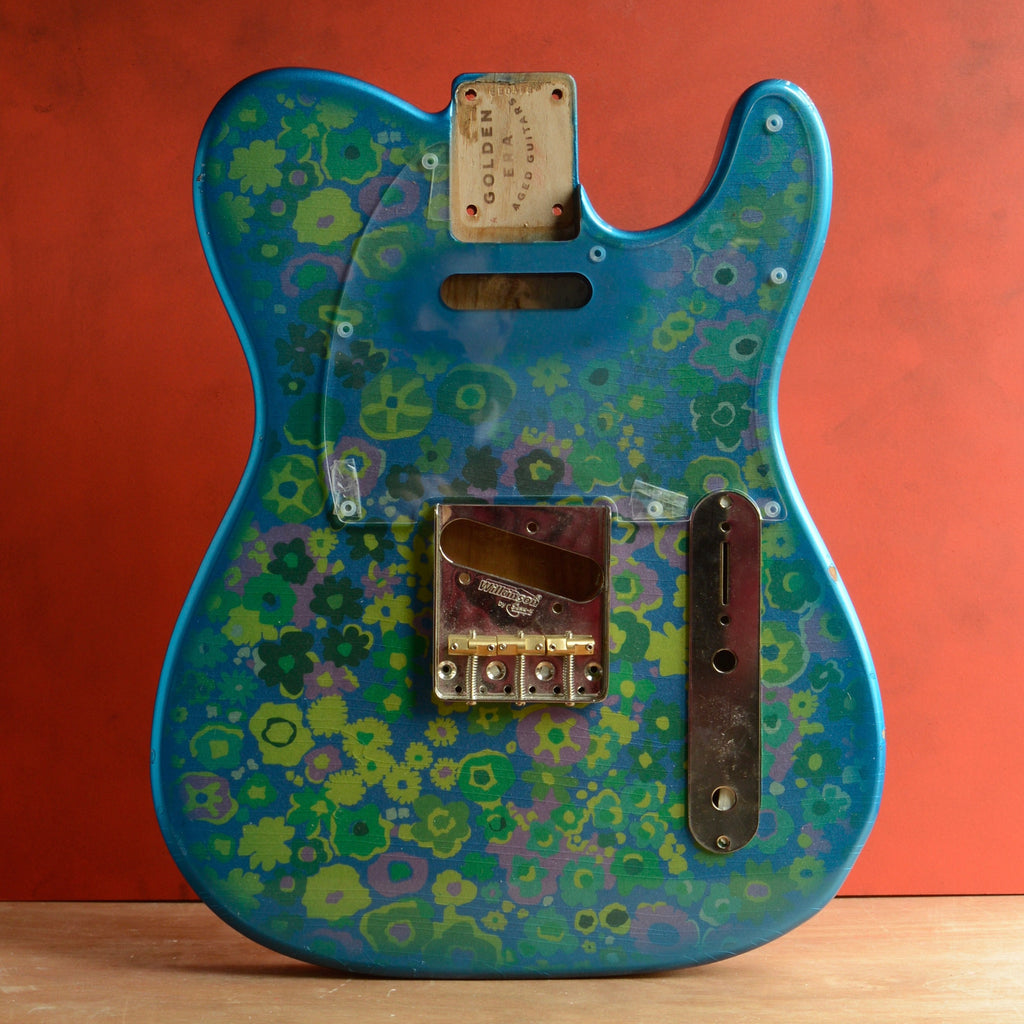 Blue Floral TC Body & Pickguard GE0483