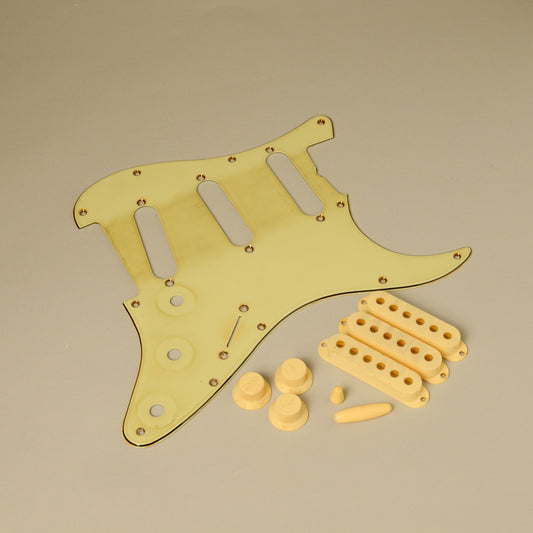 GE0795 '62 Nicotine'd Mint Scratchplate Set