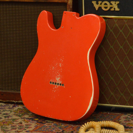 Fiesta Red TC Custom 72 Body and Pickguard GE0410