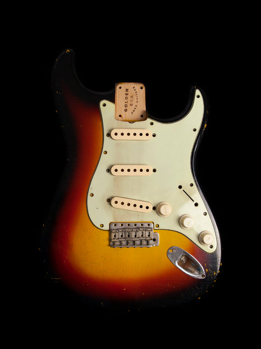 3 Tone Sunburst S Body GE0223 - Lightweight