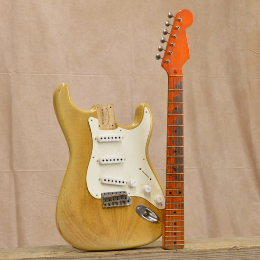 Swamp Ash Blonde Burst SC Body & Allparts Neck GE0369