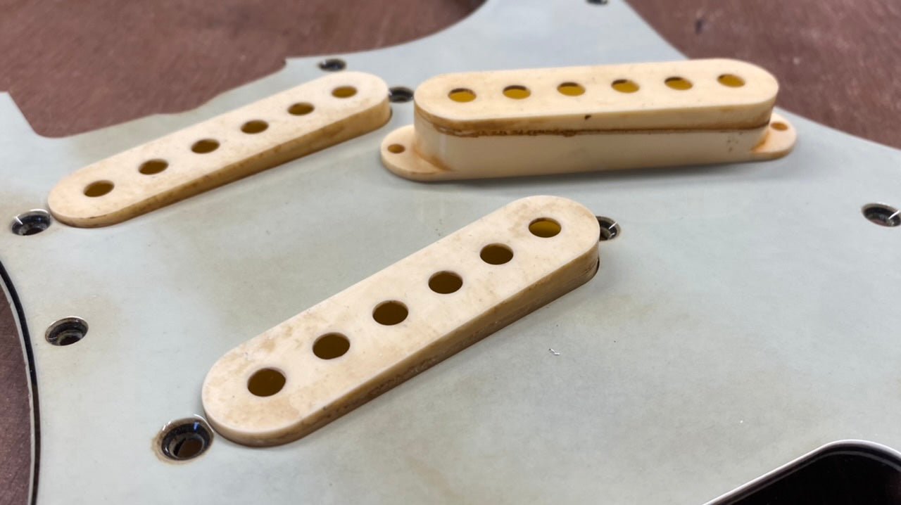 SC Knobs and Pickup Covers - Nicotine'd