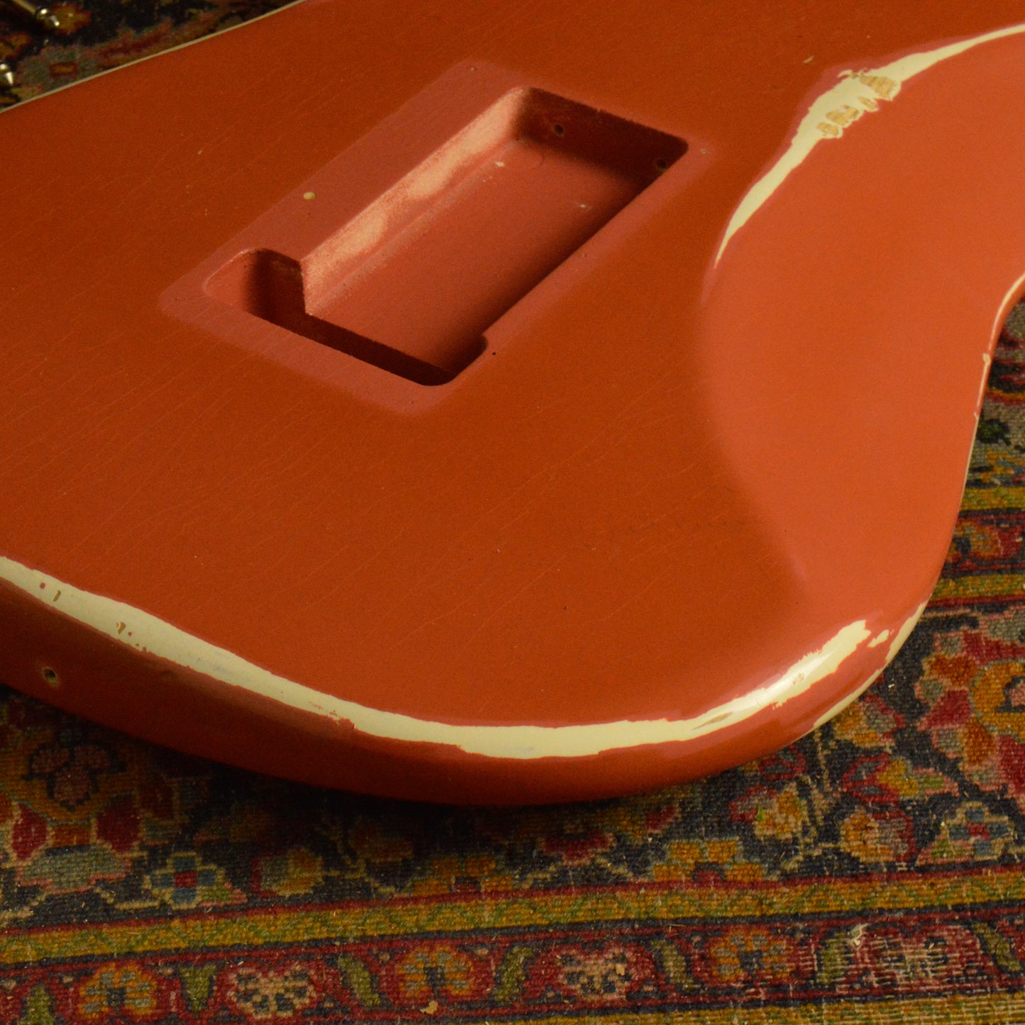 Tahitian Coral 1 Piece Lightweight Swamp Ash SC Body GE0436