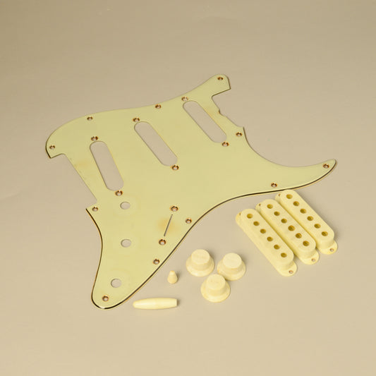 GE0796 '62 "Grey'd" Mint Scratchplate Set