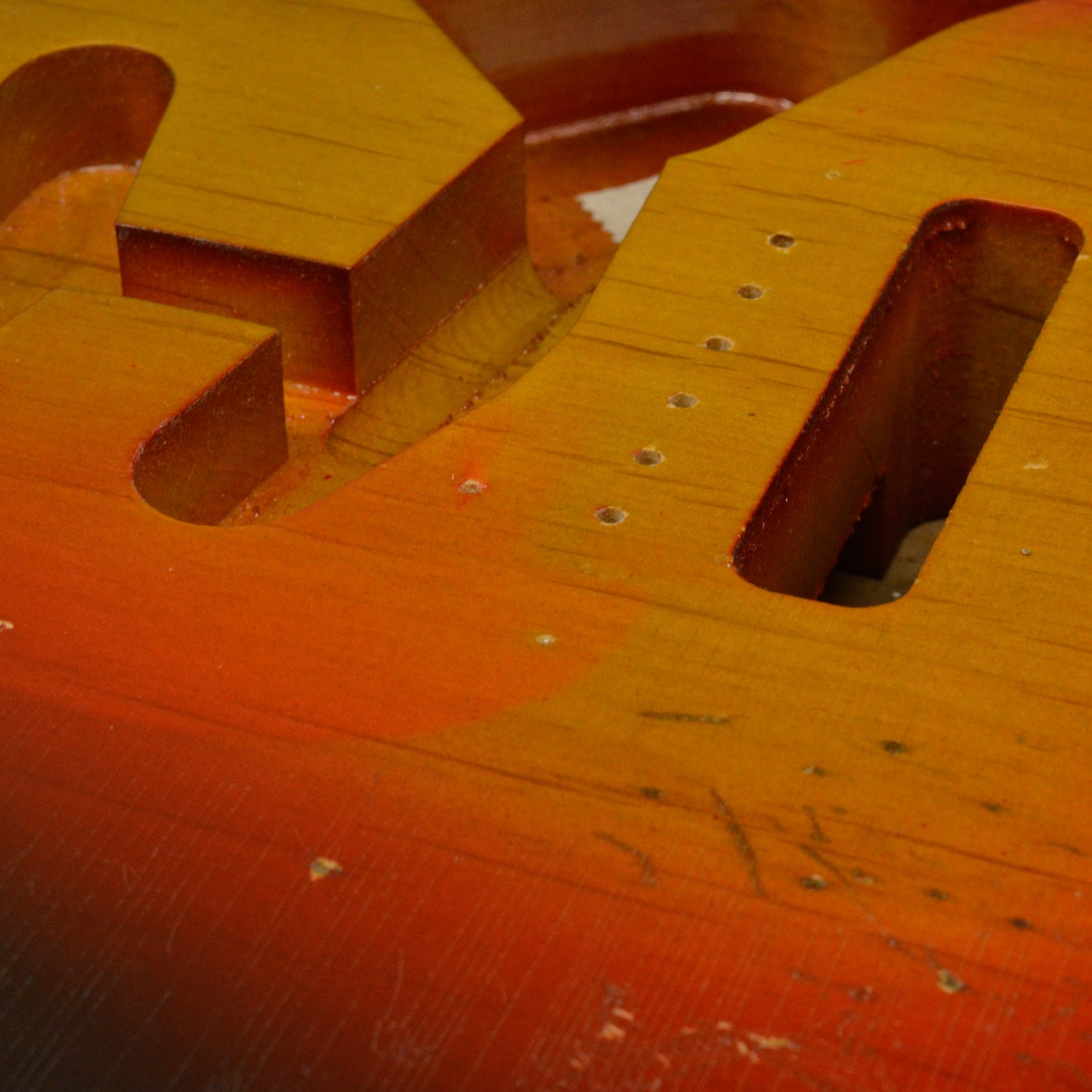 UV faded 3 Tone Sunburst SC Body GE0398