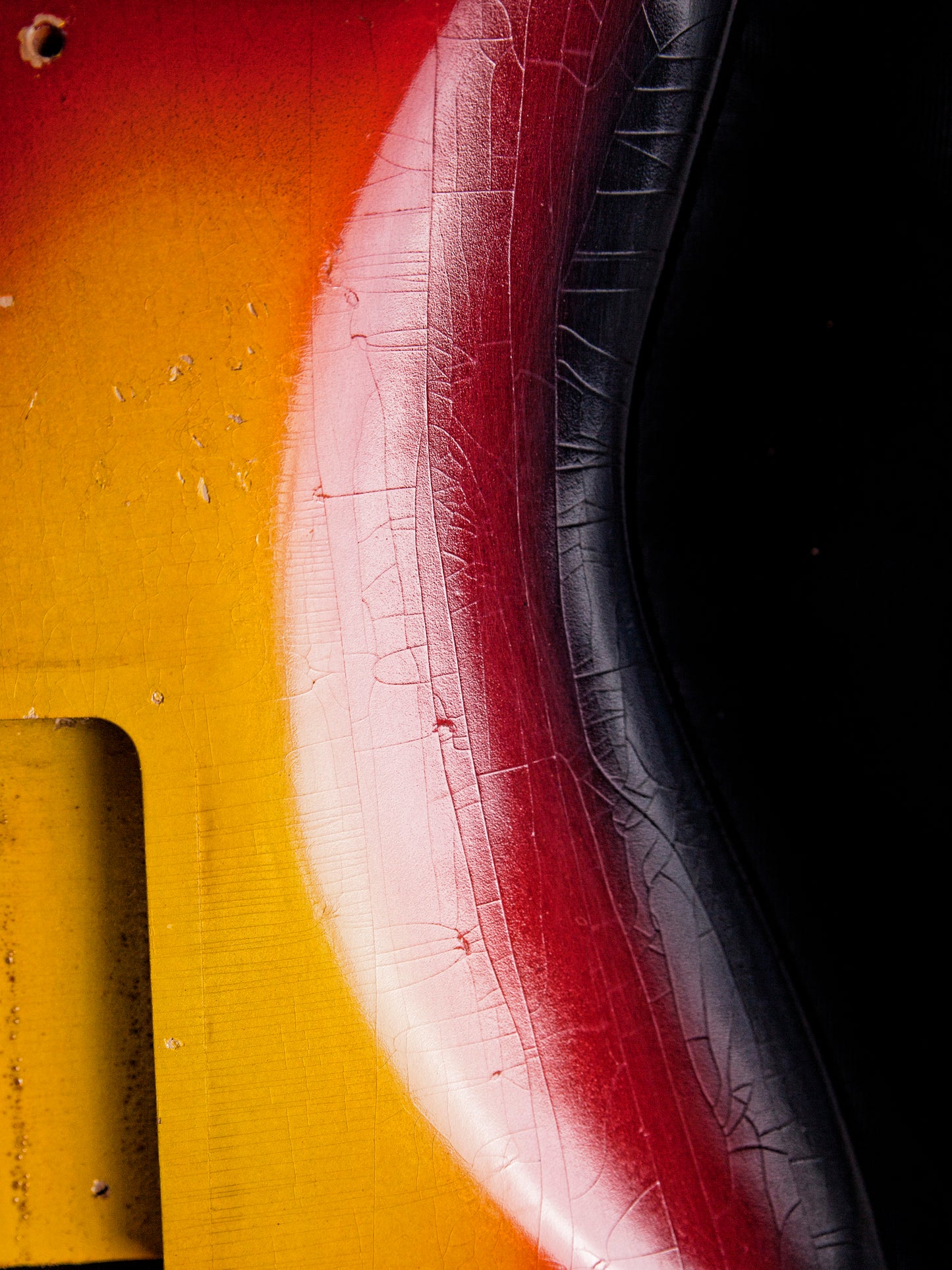 3 tone Sunburst S Body GE0215 and Scratchplate