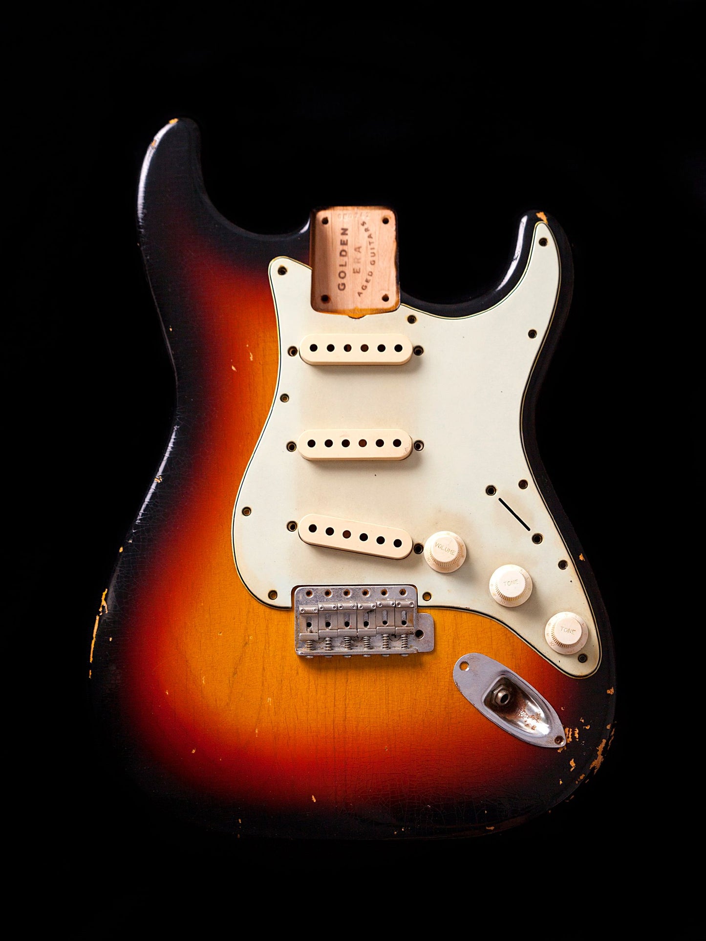 3 Tone Sunburst SC Body and Scratchplate GE0242 Lightweight