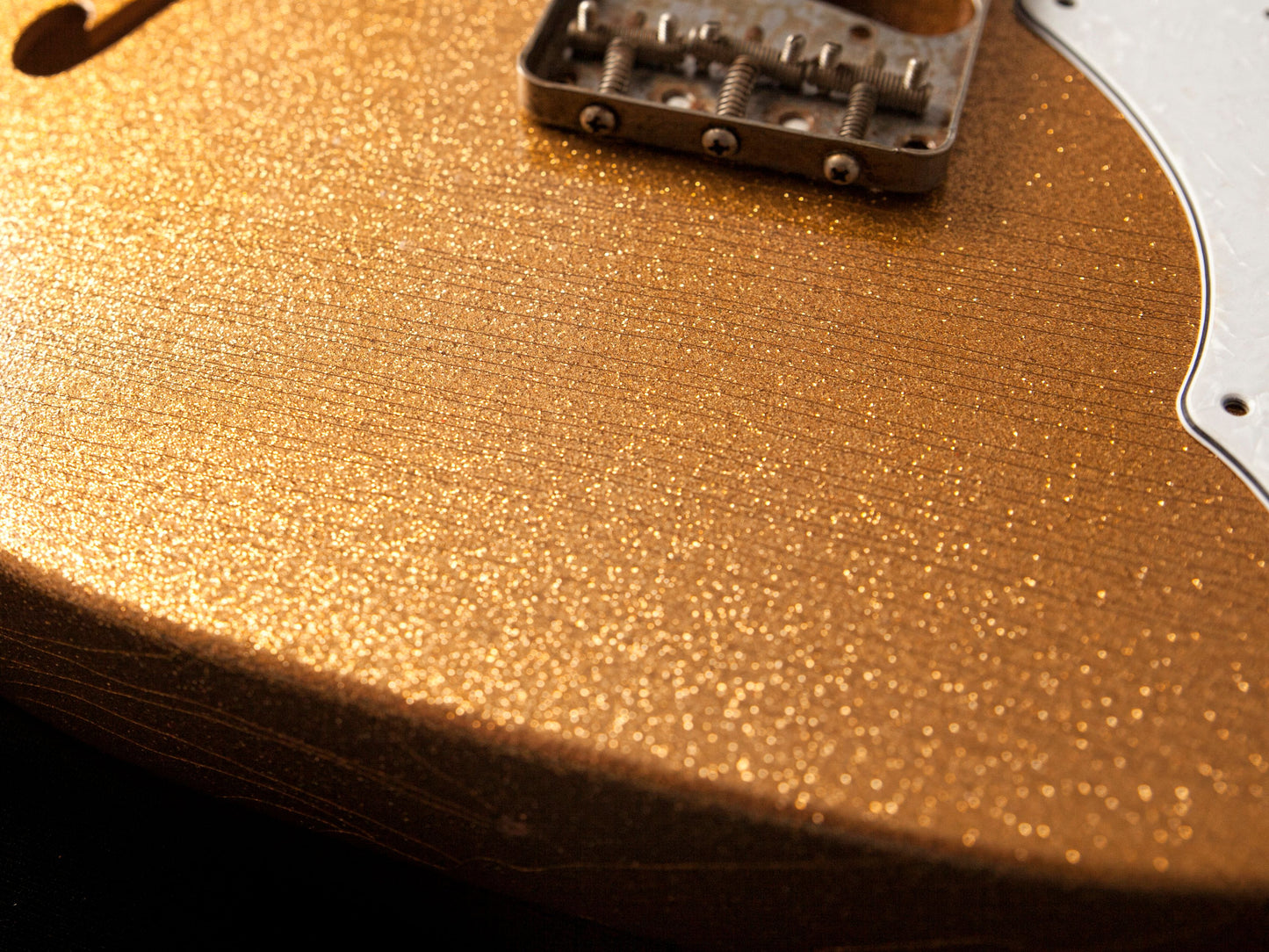Gold Metal Flake Thinline TC Body GE0306
