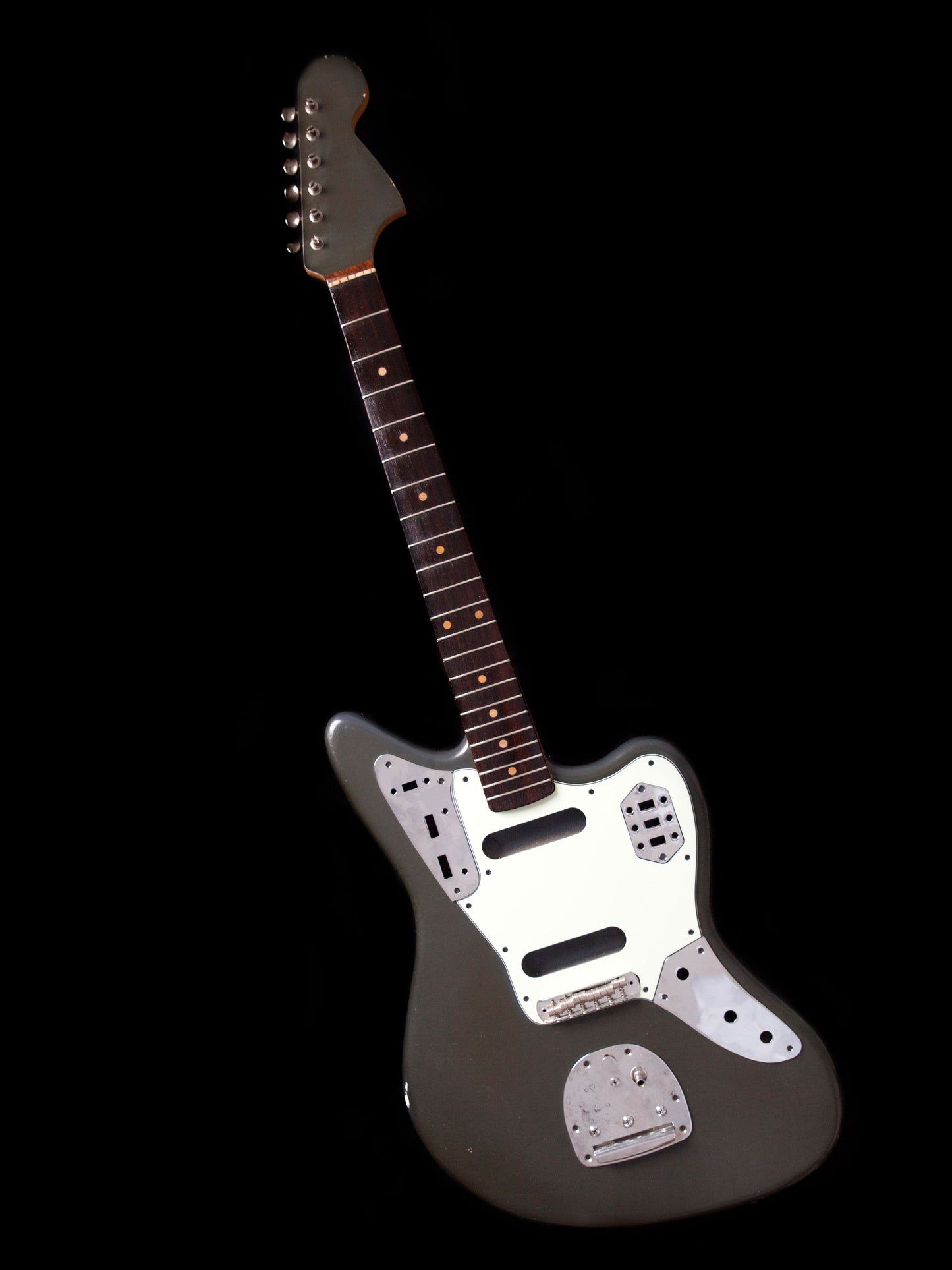 Charcoal Frost Jaguar Body & Allparts Neck GE0261