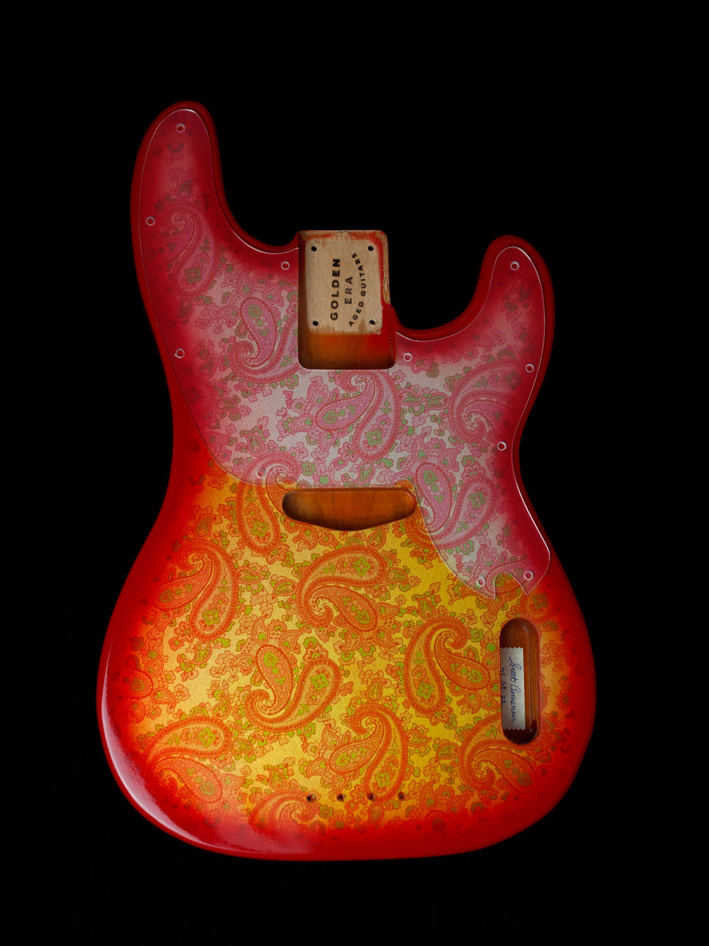 Pink Paisley TC Bass Body GE0112