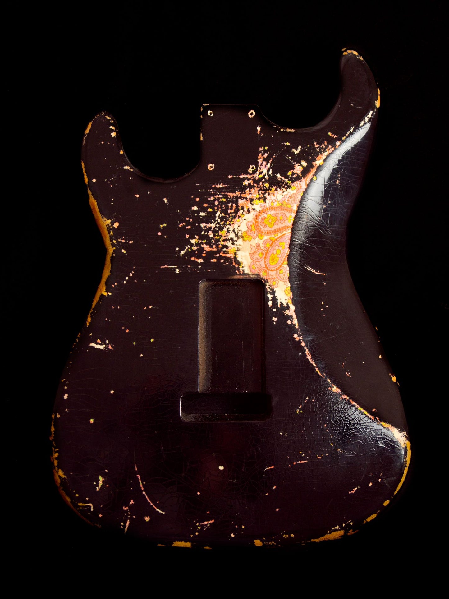 Black over Paisley SC Body GE0093