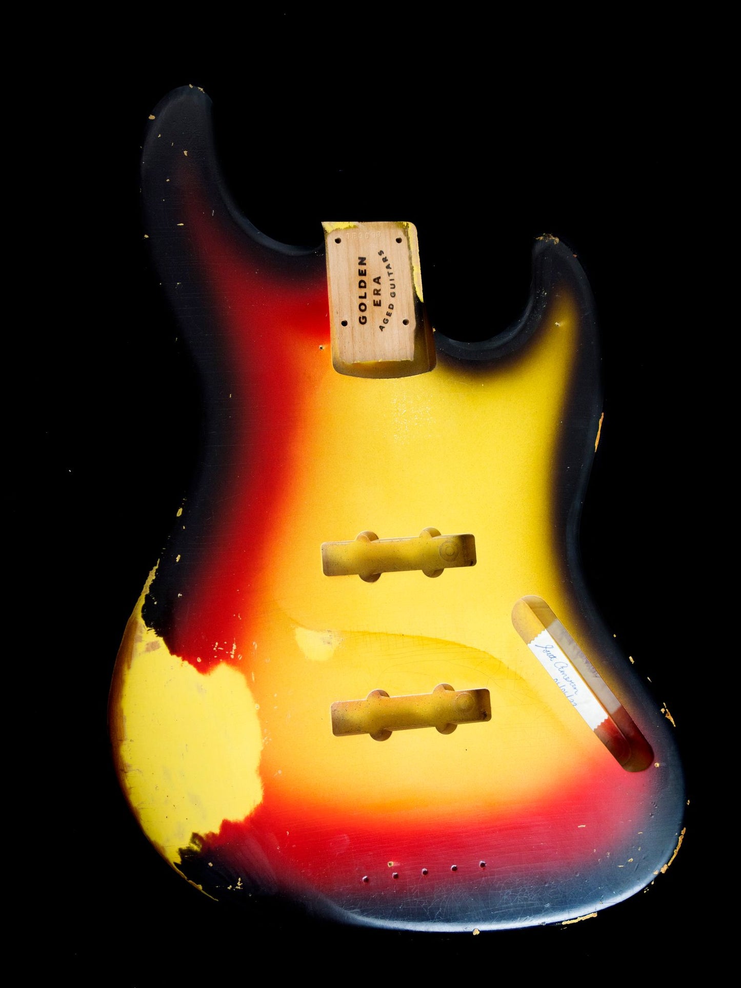 3 Tone Sunburst J Bass Body GE0098