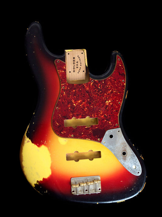 3 Tone Sunburst J Bass Body GE0098