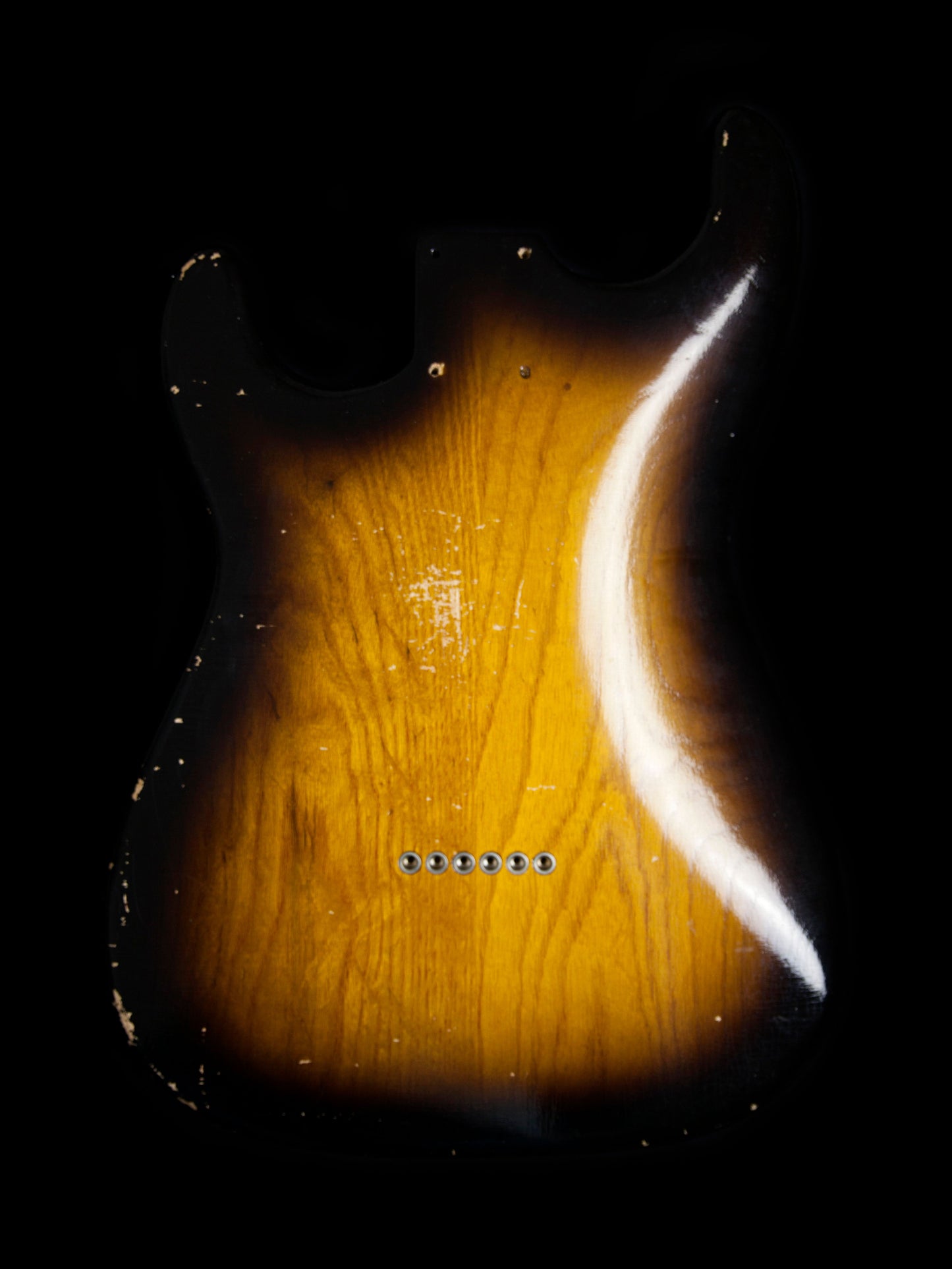 2 Tone Sunburst Swamp Ash Hardtail SC Body GE0191