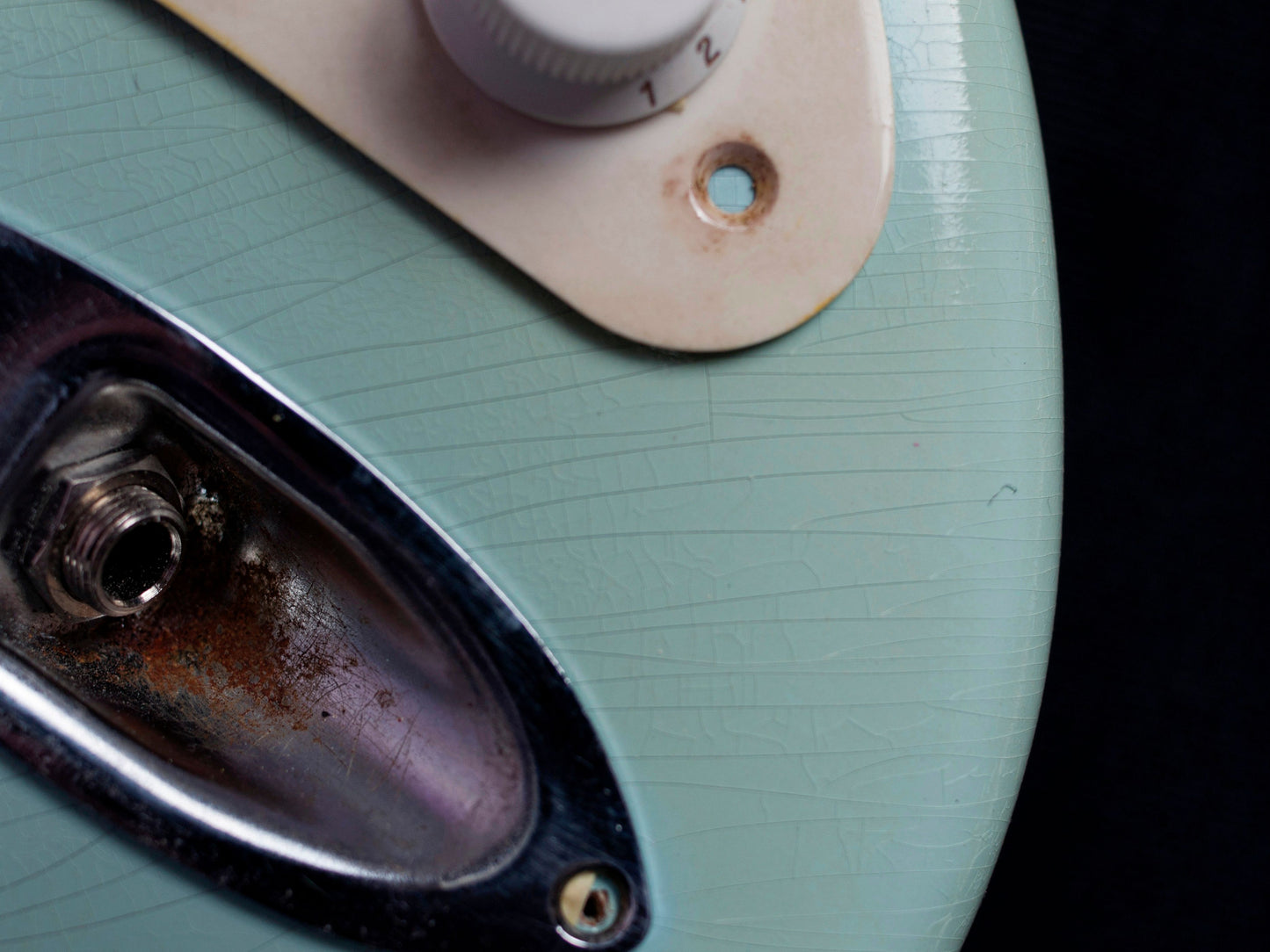 Sonic Blue BlueBelle Body & Scratchplate "April" GE002BB