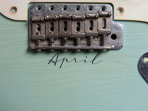Sonic Blue BlueBelle Body & Scratchplate "April" GE002BB