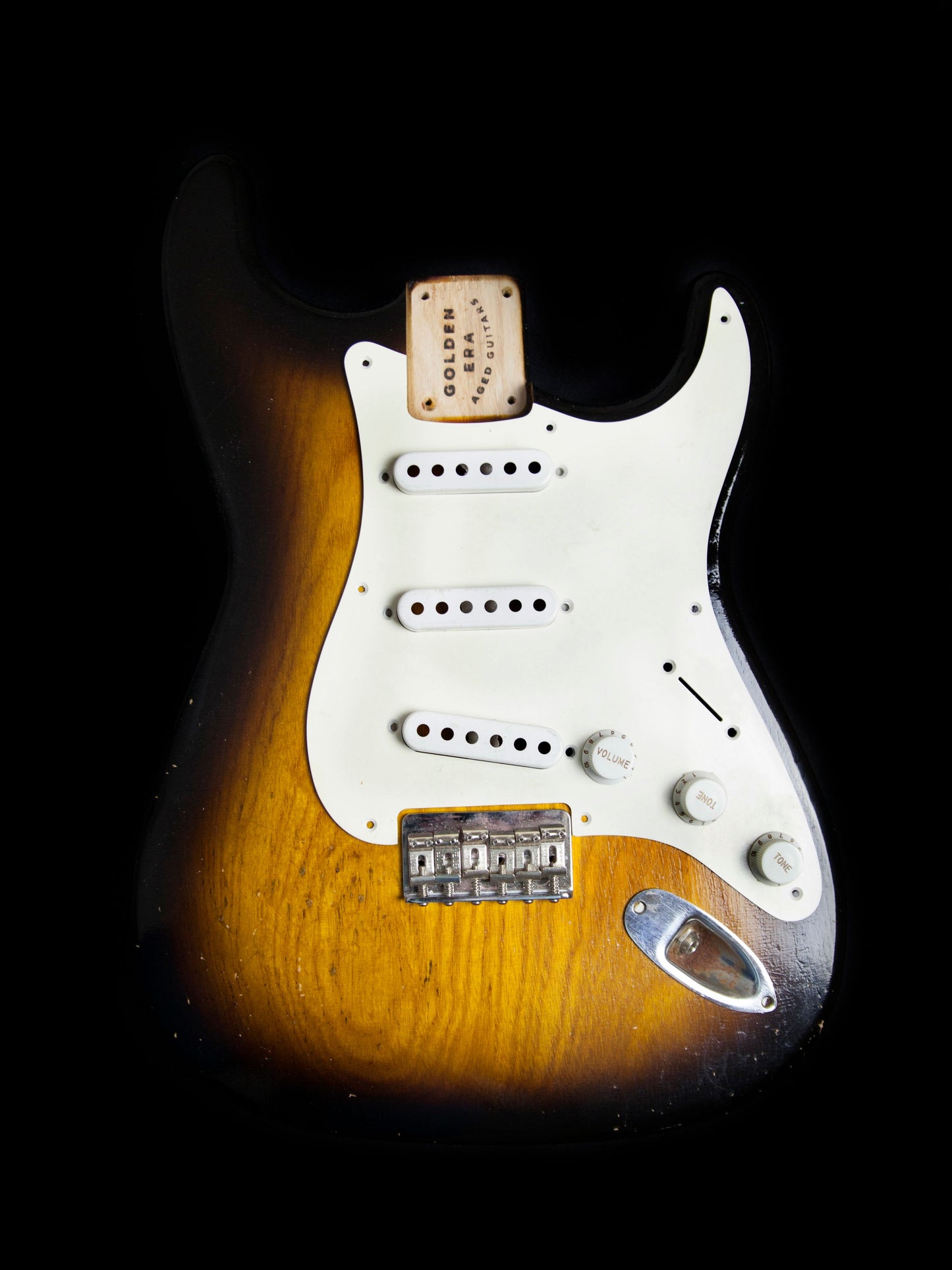 2 Tone Sunburst Swamp Ash Hardtail SC Body GE0191