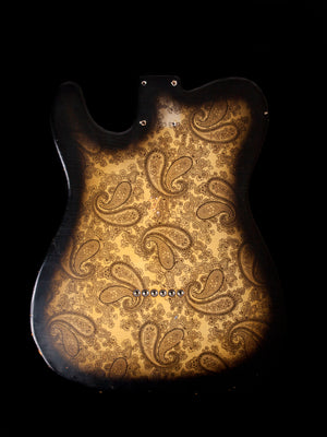 Black Paisley Swamp Ash TC Body GE0213