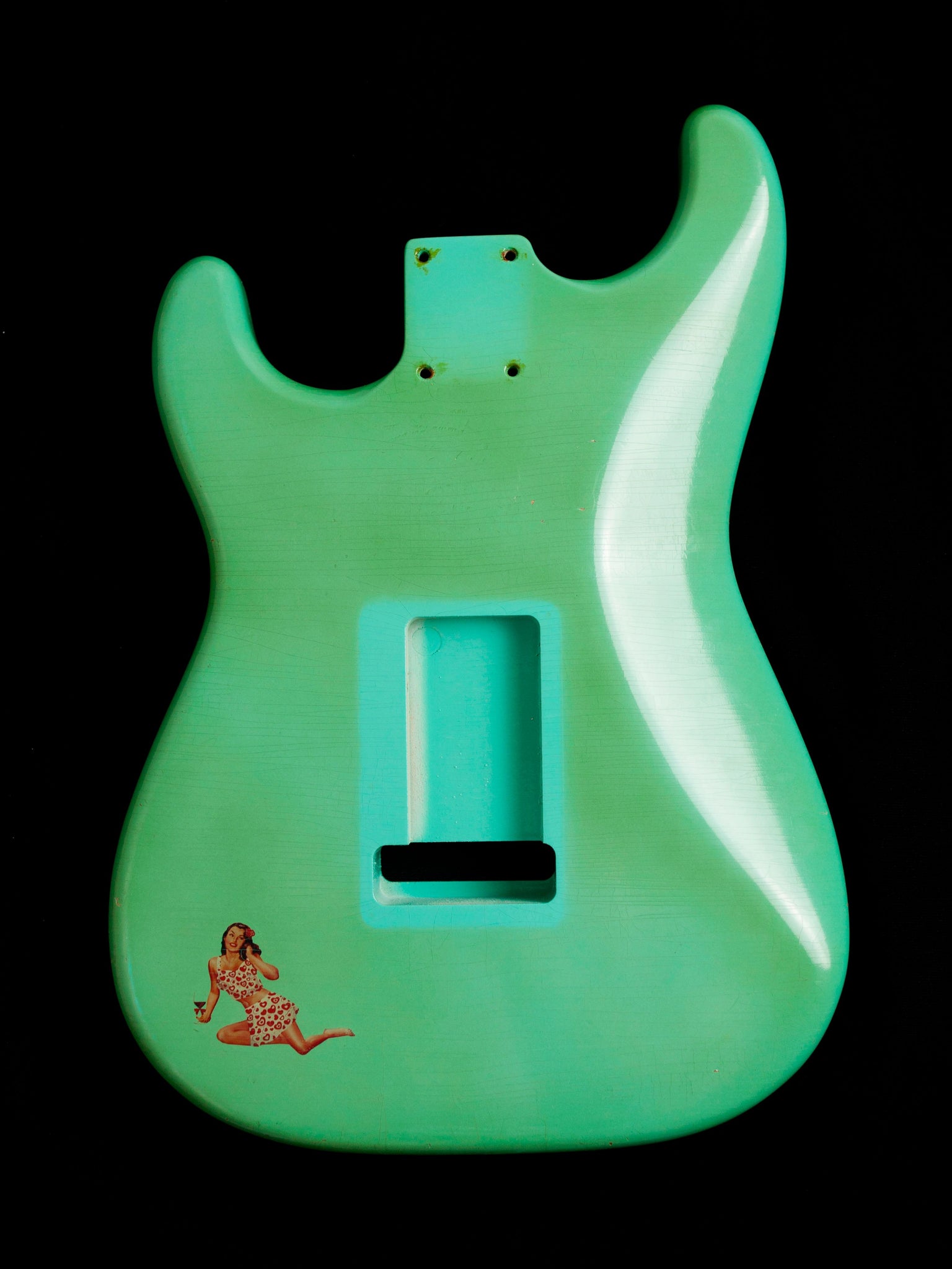 Foam Green BlueBelle Body and scratchplate "Betty" GE001BB