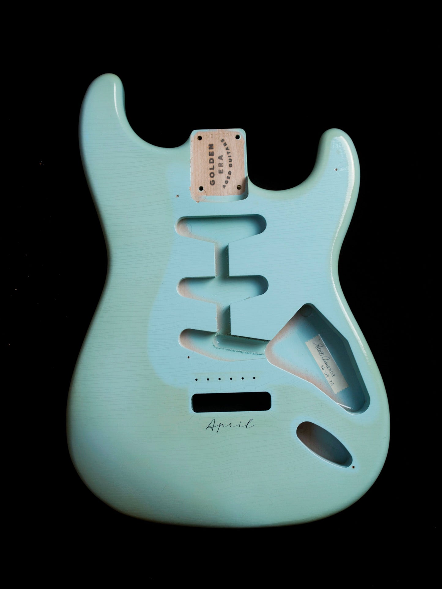 Sonic Blue BlueBelle Body & Scratchplate "April" GE002BB