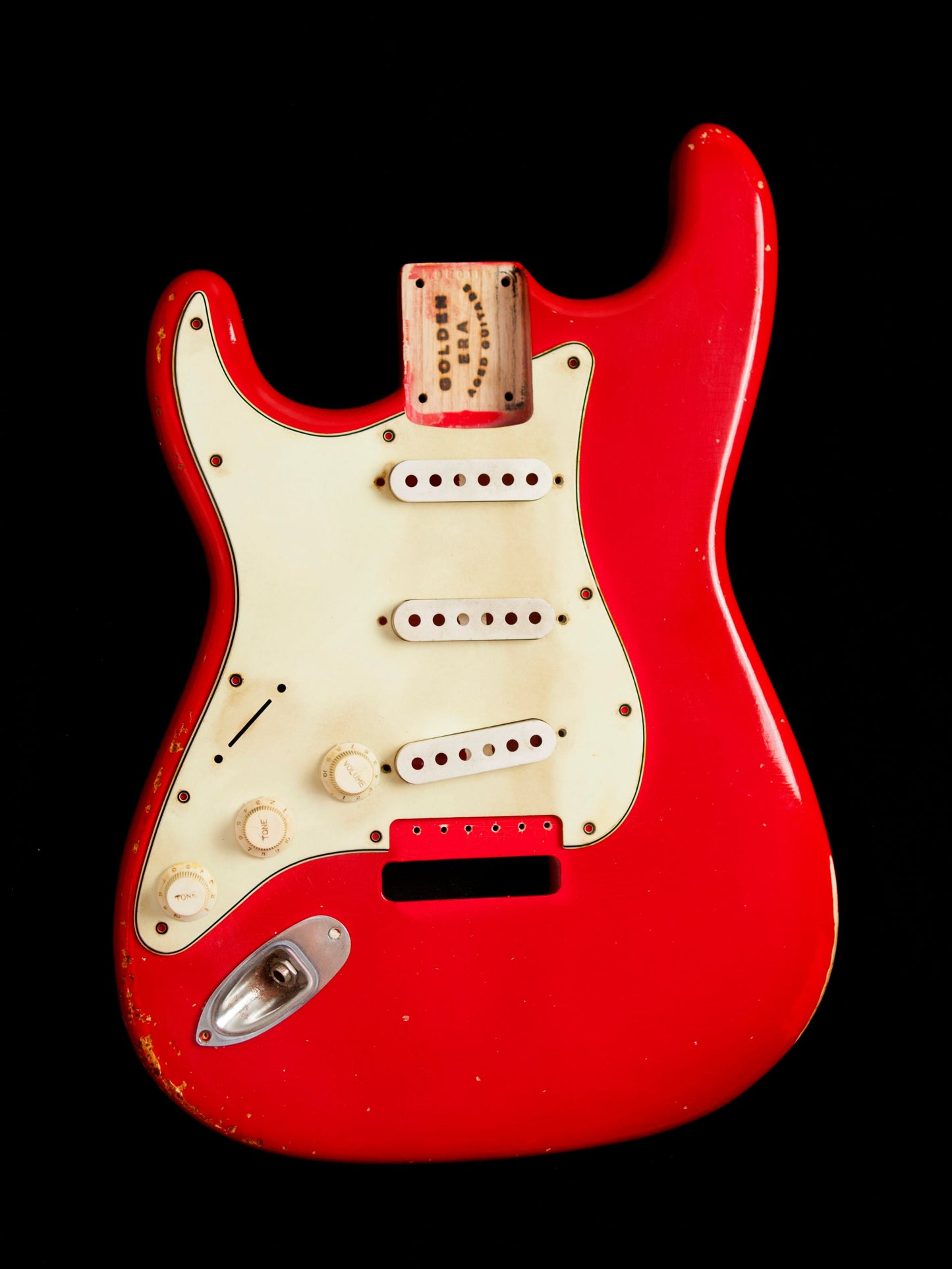 Torino Red LH SC Body and scratchplate GE0115