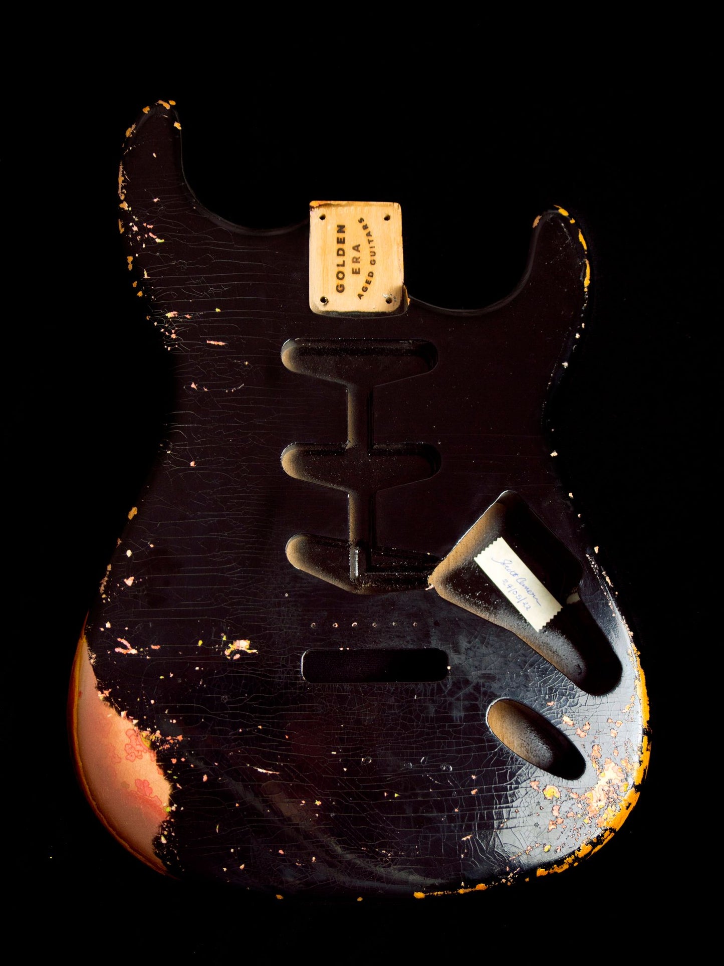 Black over Paisley SC Body GE0093