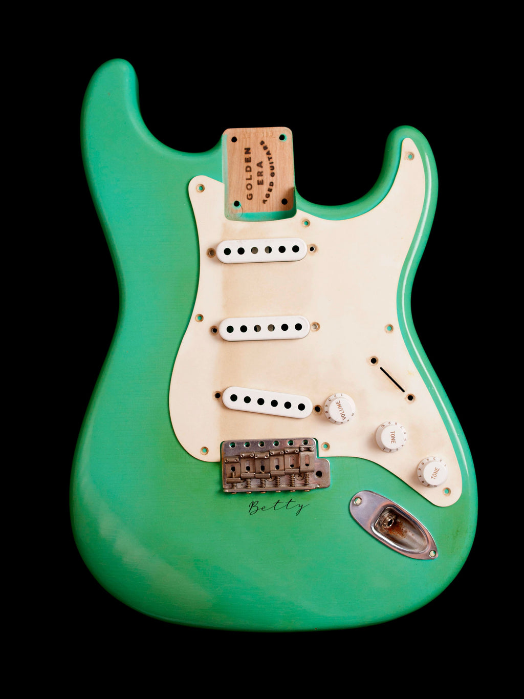 Foam Green BlueBelle Body and scratchplate "Betty" GE001BB