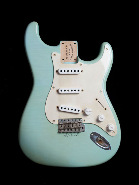 Sonic Blue BlueBelle Body & Scratchplate "April" GE002BB
