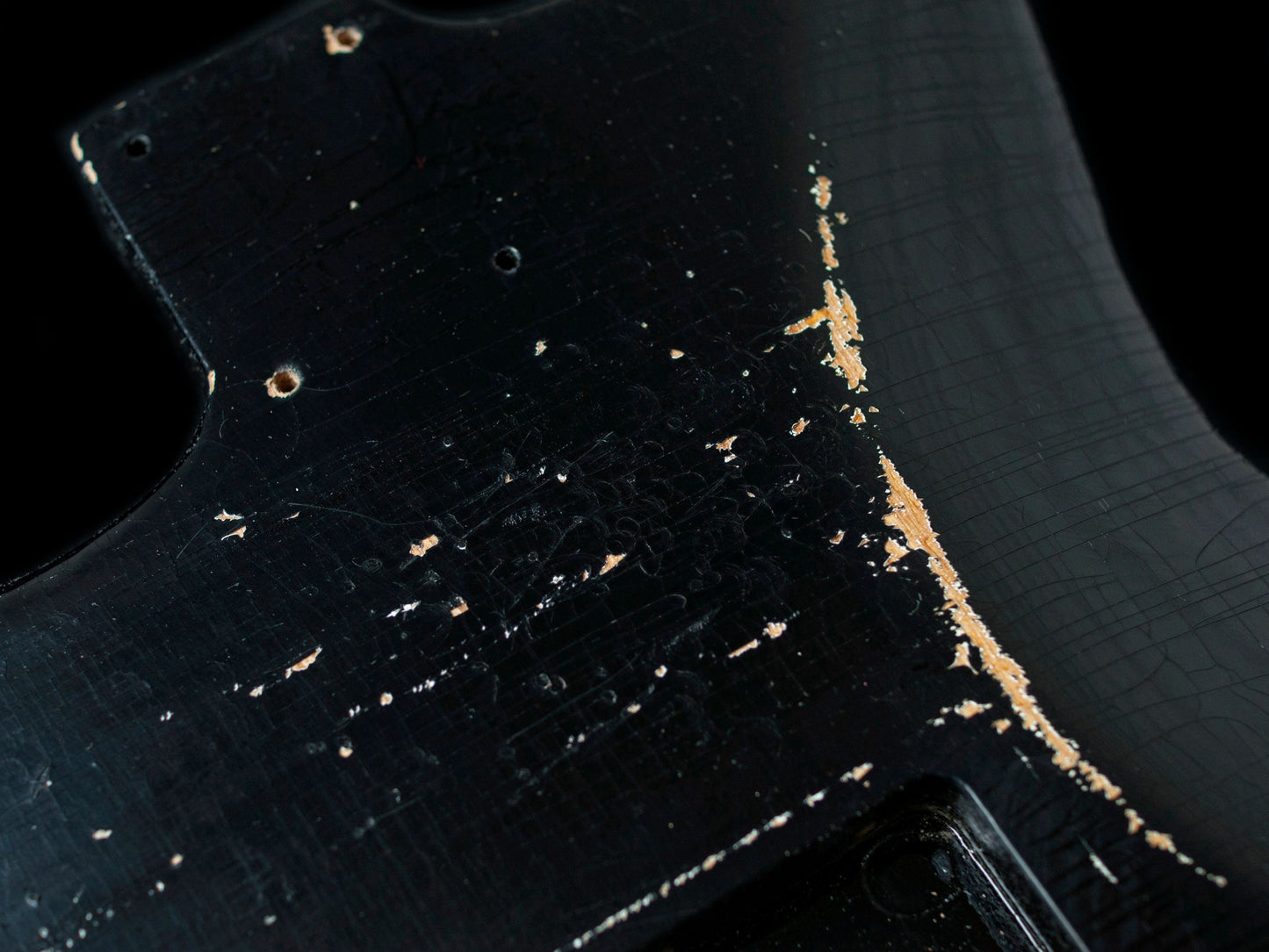 Black SC Body and Scratchplate GE0146