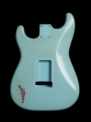 Sonic Blue BlueBelle Body & Scratchplate "April" GE002BB
